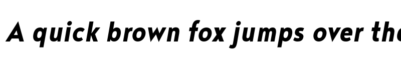 Preview of FONTSPRING DEMO - Noyh Geometric Slim Bold Italic font