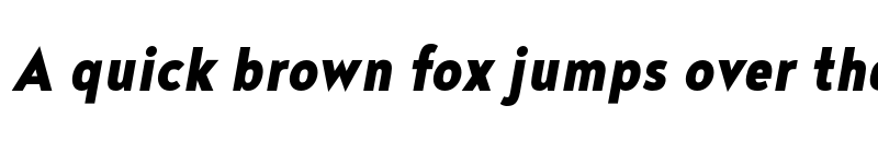 Preview of FONTSPRING DEMO - Noyh Geometric Slim Heavy Italic font