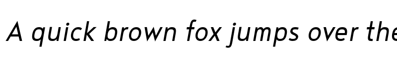 Preview of FONTSPRING DEMO - Noyh Geometric Slim SemiLight Italic font