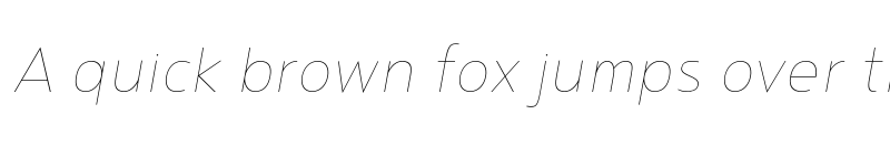 Preview of FONTSPRING DEMO - Noyh Geometric Slim Thin Italic font
