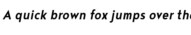 Preview of FONTSPRING DEMO - Noyh Slim Med Bold Italic font