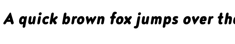 Preview of FONTSPRING DEMO - Noyh Slim R Heavy Bold Italic font