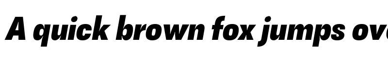 Preview of FONTSPRING DEMO - Nr Black Italic font