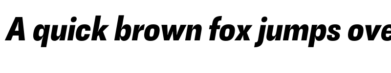 Preview of FONTSPRING DEMO - Nr Heavy Italic font