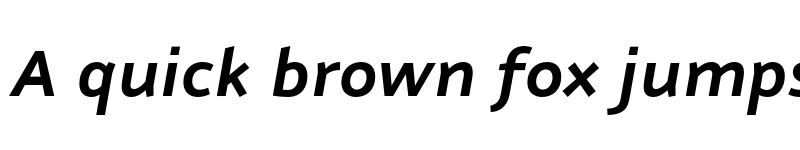 Preview of FONTSPRING DEMO - Nubian Bold Italic Italic font