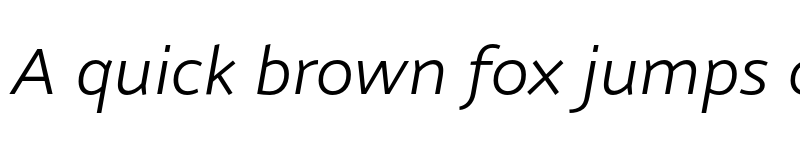 Preview of FONTSPRING DEMO - Nubian Light Italic Italic font