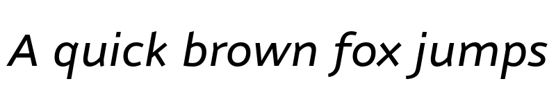Preview of FONTSPRING DEMO - Nubian Medium Italic Italic font