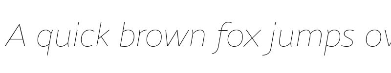 Preview of FONTSPRING DEMO - Nubian Thin Italic Italic font