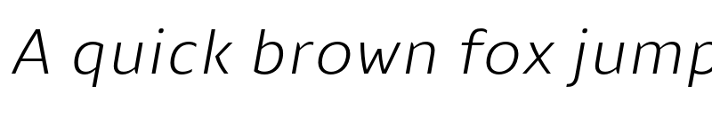 Preview of FONTSPRING DEMO - Nula ExtraLight Italic Regular font