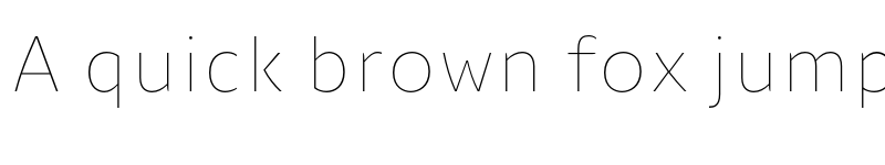 Preview of FONTSPRING DEMO - Nula Thin Regular font