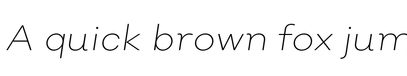 Preview of FONTSPRING DEMO - Nutmeg Ultra Light Italic Regular font