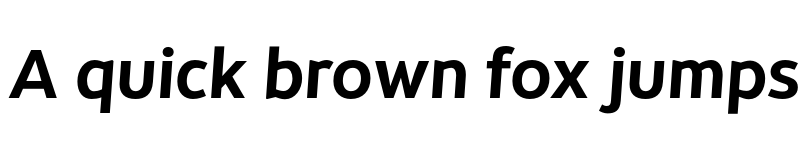 Preview of FONTSPRING DEMO - Object Bold Italic font