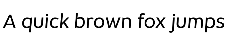 Preview of FONTSPRING DEMO - Object Italic font