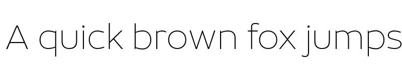 Preview of FONTSPRING DEMO - Object UltraLight Regular font