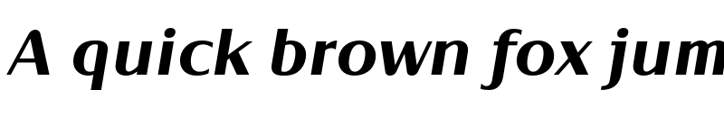 Preview of FONTSPRING DEMO - Oblik Classic Bold Italic font