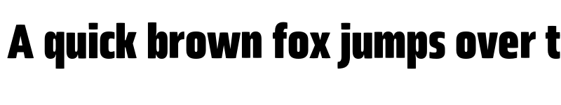 Preview of FONTSPRING DEMO - Obvia Condensed Bold font