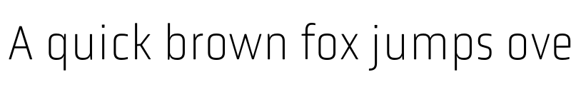 Preview of FONTSPRING DEMO - Obvia Narrow Thin font