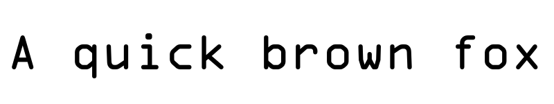 Preview of FONTSPRING DEMO - OCR One Regular font