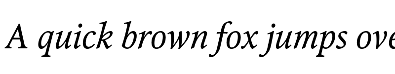 Preview of FONTSPRING DEMO - Octava Italic font