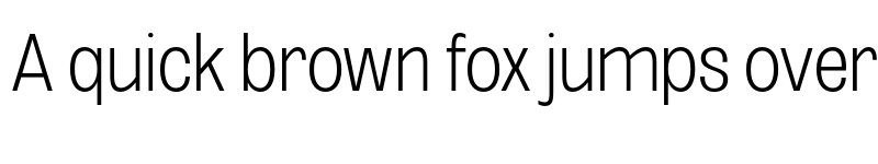 Preview of FONTSPRING DEMO - Oddlini Ex Light Ex Condensed Regular font
