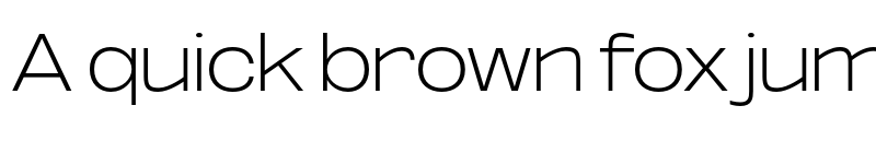 Preview of FONTSPRING DEMO - Oddlini Ex Light Ultra Expanded Regular font