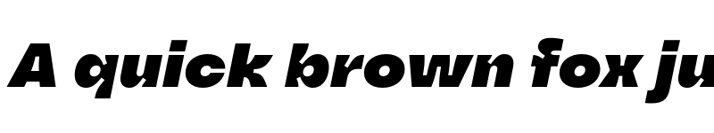 Preview of FONTSPRING DEMO - Oddval Black Italic font