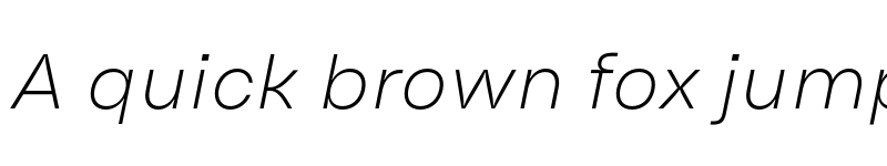 Preview of FONTSPRING DEMO - Oddval Text Thin Italic font