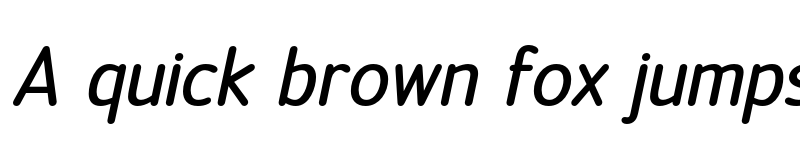 Preview of FONTSPRING DEMO - Official Bold Italic font
