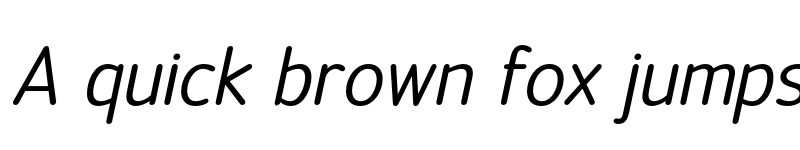 Preview of FONTSPRING DEMO - Official Italic font