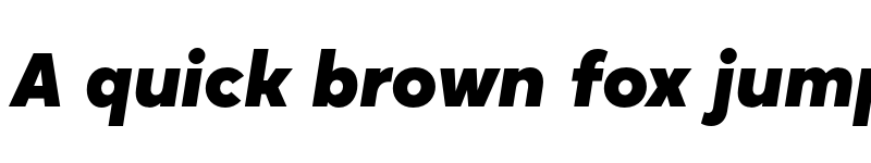 Preview of FONTSPRING DEMO - Oktah Neue Heavy Italic font