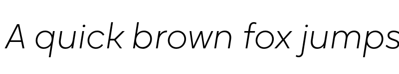 Preview of FONTSPRING DEMO - Oktah Neue Light Italic font