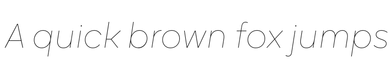 Preview of FONTSPRING DEMO - Oktah Neue Thin Italic font