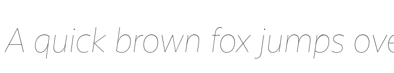 Preview of FONTSPRING DEMO - Olivetta Hairline It Regular font