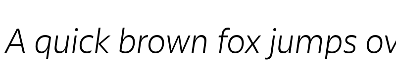 Preview of FONTSPRING DEMO - Olivetta Light It Regular font