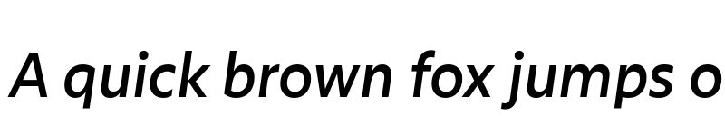 Preview of FONTSPRING DEMO - Olivetta Medium It Regular font