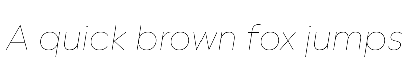 Preview of FONTSPRING DEMO - Olyford Thin Italic font