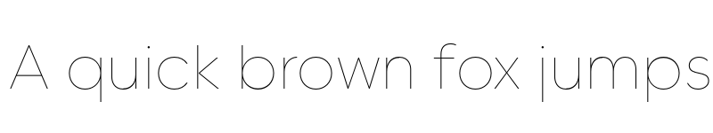 Preview of FONTSPRING DEMO - Olyford Thin Regular font
