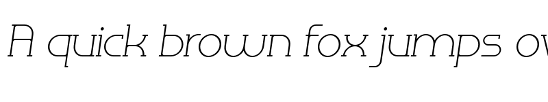 Preview of FONTSPRING DEMO - Omni Serif Thin Slanted Regular font