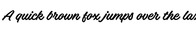 Preview of FONTSPRING DEMO - Omnipop Brush Regular font