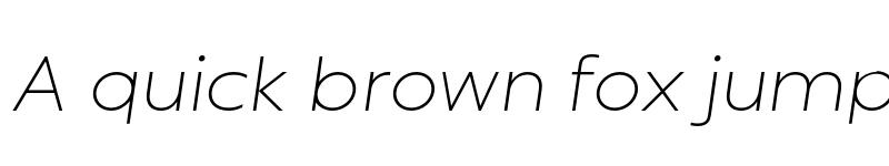 Preview of FONTSPRING DEMO - Ondo ExtraLight Italic font