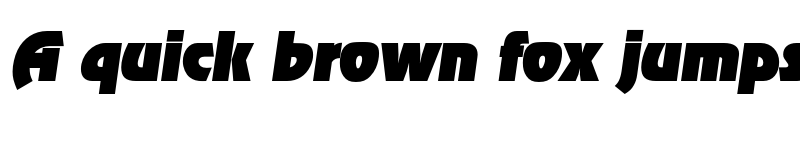 Preview of FONTSPRING DEMO - OnStage Serial Black Italic font