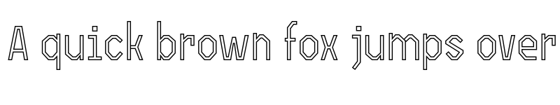 Preview of FONTSPRING DEMO - Open TECH Neue OutlineDEMO Regular font