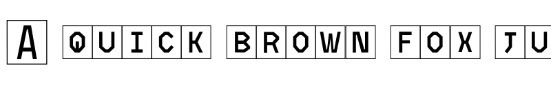 Preview of FONTSPRING DEMO - Open TECH Neue Puzzle BoxDEMO Regular font