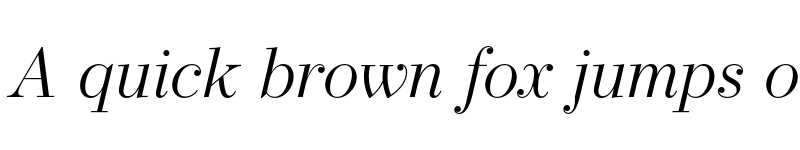 Preview of FONTSPRING DEMO - Operetta 12 Light Italic font