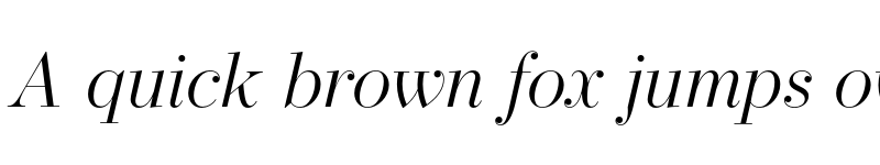 Preview of FONTSPRING DEMO - Operetta 18 Light Italic font
