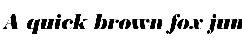 Preview of FONTSPRING DEMO - Operetta 32 Black Italic font