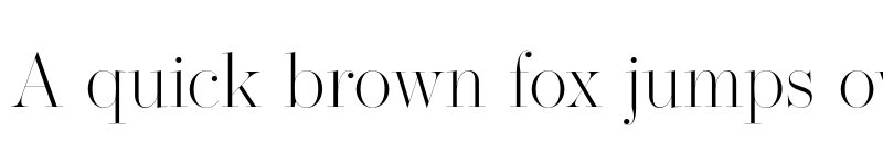 Preview of FONTSPRING DEMO - Operetta 52 Extra Light Regular font