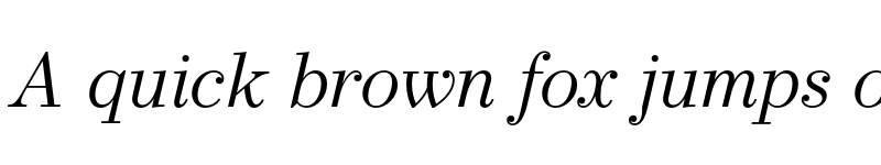 Preview of FONTSPRING DEMO - Operetta 8 Light Italic font