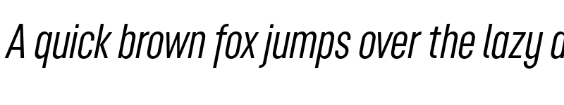 Preview of FONTSPRING DEMO - Opinion Pro ExCn Italic font