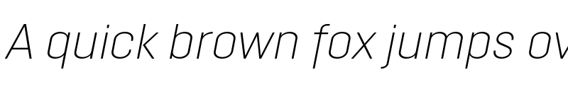 Preview of FONTSPRING DEMO - Opinion Pro ExLt Italic font